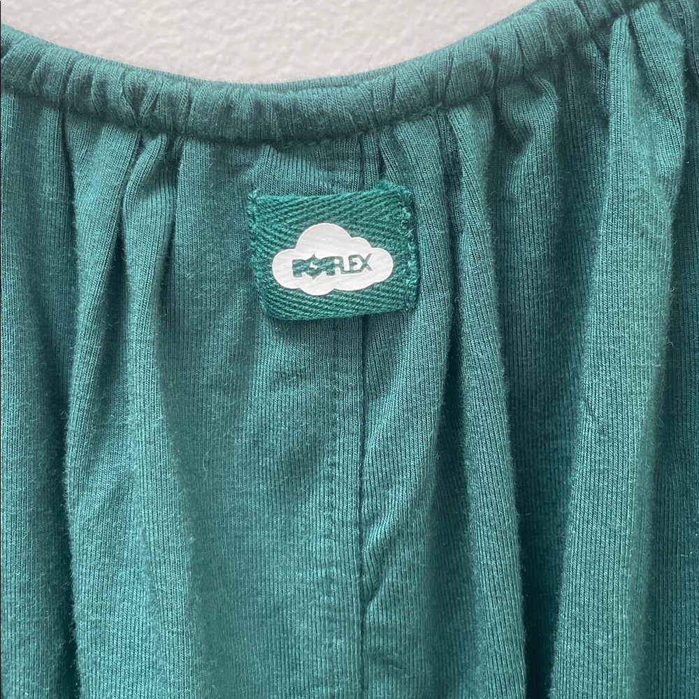 NWT POPFLEX Stunning Flowy Tank Green - Picture 6 of 7
